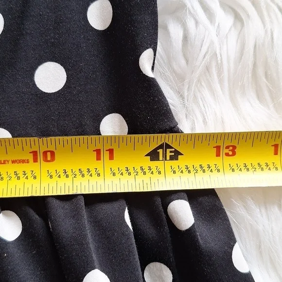 NEW LC Lauren Conrad Polka Dot Fit and Flare Dress - Picture 14 of 16